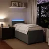 The Living Store Boxspringbett mit Matratze Dunkelgrau Produktbild-Vorschau 5
