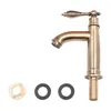 Badarmatur Wasserhahn Badezimmer armatur Waschbecken Gold Produktbild-Vorschau 3