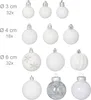 Relaxdays kerstballen set, 101 stuks, kunststof, Productafbeelding-voorbeeld 4