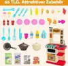 Kinderküche mit 65 TLG. Zubehör, Kinderspielküche mit Produktbild-Vorschau 4