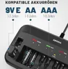 ABSINA X10 Ladegerät für 1-8AA/AAA & 1-2 9-V Akkus Produktbild-Vorschau 2