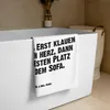 Mr. & Mrs. Panda Strandtuch Katze Dose - Weiß - Geschenk, Produktbild-Vorschau 3