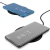 Two phone cases on wireless chargers, one blue and one gray. Produktbild-Vorschau