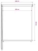 vidaXL Tenda a rullo per esterni 220 x 140 cm Bianco Anteprima dell’immagine prodotto 5