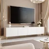 Idohome TV Lowboard Angel 200 cm blanc mat - Armoire TV Voir les images du produit 2
