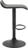 Barhocker DERID - Kunstleder Schwarz 36x39x63 cm Schwarz | Produktbild-Vorschau 3