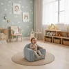 Mini Kindersessel Cord Hellgrau – Kinder Sessel mit Produktbild-Vorschau 5