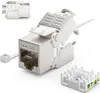 deleyCON 2x CAT 8 Keystone Jack Modul Patchkabel Produktbild-Vorschau 2