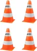 Best Sporting Pylonen orange-weiß, 23 cm hoch, im 4er Pack Produktbild-Vorschau 1