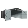 4iQ Metallgarage 6x3,8 m, 23 m², verzinkter Stahl, Produktbild-Vorschau 6