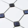 Keramik Mosaikfliesen Octagon Belami Weiß Blau Produktbild-Vorschau 2