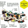 A marble run toy set with dinosaur figures and a volcano. Anteprima dell’immagine prodotto