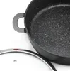 XXL marmite avec couvercle ø44 cm avec revêtement en marbre Voir les images du produit 4