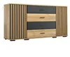 MODFU Kommode mit 4 Schubladen,Sideboard 140×35×70 Produktbild-Vorschau 9