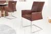 riess-ambiente Freischwinger Stuhl SAMSON dark coffee mit Produktbild-Vorschau 3