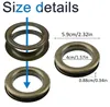 32 Stuks Metalen Gordijnringen met 4 cm Binnendiameter, Productafbeelding-voorbeeld 2