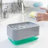 Dávkovač mýdla 2 v 1 pro umyvadlo Pushoap InnovaGoods Náhled obrázku produktu 3
