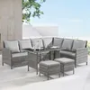 SVITA MADISON Polyrattan Lounge Gartenmöbel Rattan Set in Produktbild-Vorschau 2