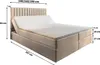 Masseno Boxspringbett MURLO 160x200 cm Komplett-Set mit Produktbild-Vorschau 7