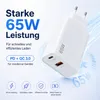 65W USB-C GaN Ladegerät mit 1m USB-C Ladekabel (20W) - Produktbild-Vorschau 4