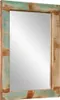 vidaXL Specchio 70x50 cm in legno massiccio antico e vetro Anteprima dell’immagine prodotto 1