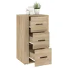 vidaXL Kredens dąb sonoma 40x33x70 cm materiał Podgląd zdjęcia produktu 6