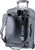 A dark gray Deuter duffel bag with wheels and backpack straps. Produktbild-Vorschau