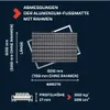 POLENTEX Aluminium Fußmatte für Türen mit Rahmen 80x60 cm, Produktbild-Vorschau 6