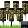 12 solárních zahradních LED lamp s dekorativním vzorem, Náhled obrázku produktu 1