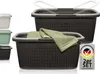 Wäschewannen 2er Set, Anthrazit, 2 Wannen 35 l Produktbild-Vorschau 1