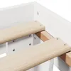 vidaXL Massivholzbett ohne Matratze Weiß 160x200 Produktbild-Vorschau 6