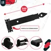 KOTARBAU® Ladenband 300 mm 2 St. mit Kloben Torband Türband Produktbild-Vorschau 4