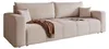 Schlafsofa Couch Orto Manila 02 Beige Samtvelours Produktbild-Vorschau 5
