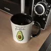 Niedliche Avocado Kaffeebecher in schwarz mit Spruch Produktbild-Vorschau 5