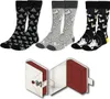 Three pairs of Harry Potter themed socks and a box for them. Podgląd zdjęcia produktu