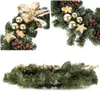 Creative Home Zlatý věnec na dveře 35 cm Jedlový věnec Náhled obrázku produktu 5