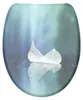 SCHÜTTE WC Sitz FALLEN LEAF, Duroplast Toilettendeckel mit Produktbild-Vorschau 2