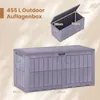 COSTWAY Tuinopslag 455 liter, waterdicht, 2-in-1: opbergbox Productafbeelding-voorbeeld 8