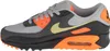 Nike Air Max 90 "Light Smoke Grey Hyper Crimson Limelight" Produktbild-Vorschau 2