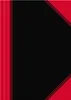 A product image of a notebook with a black cover and red accents on the left and right edges. Anteprima dell’immagine prodotto