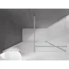 Mexen Velar Duschkabine 150x75 cm, Frost, Nickel gebürstet Produktbild-Vorschau 4