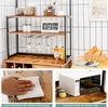 A collage of images showing a kitchen cabinet with wine storage, a hand cleaning a surface, and a microwave. Podgląd zdjęcia produktu