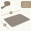 2er Set Katzenklo Matte Katzenstreu Katzentoilette Vorleger Produktbild-Vorschau 2