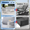 MEXO Loungesofa Gartenmöbel Set 2-Sitzer Gartensofa aus Produktbild-Vorschau 7