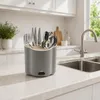 WELLHAUS Besteckabtropfer 17x12x12 cm grau Besteckhalter Produktbild-Vorschau 8