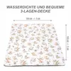 Pepi Picknick Decke - 120x150 - Wasserdicht Antiallergisch Produktbild-Vorschau 5