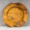 Schüssel Schale Teakholz 30cm Teak Massiv Holz Obstschale Produktbild-Vorschau 4