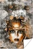 MuchoWow® Poster Frauen - Make-up - Blume 40x60 cm - Produktbild-Vorschau 1