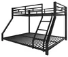 Lit superposé 90x200/140x200 cm avec escalier et barrière Voir les images du produit 12