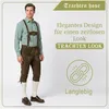 Trachtenlederhose Herren Kniebund Lederhose mit Produktbild-Vorschau 7